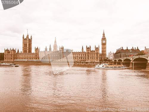 Image of Houses of Parliament vintage