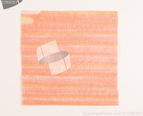 Image of  Orange fabric sample vintage