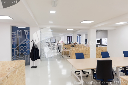 Image of empty  startup busines office interior