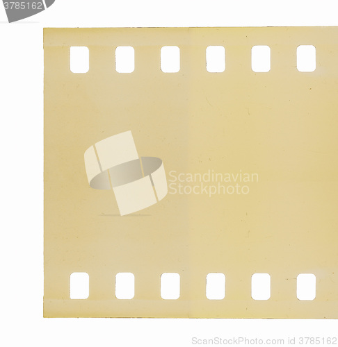 Image of  A film isolated vintage