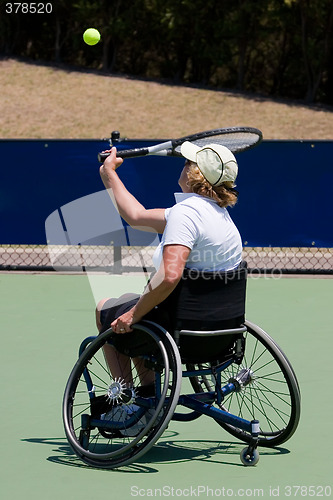 Image of Wheelchair Tennis Player