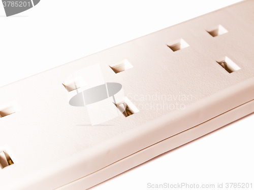 Image of  British plug socket vintage