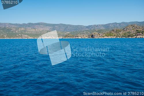 Image of ancient city on the Kekova