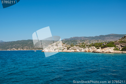 Image of ancient city on the Kekova