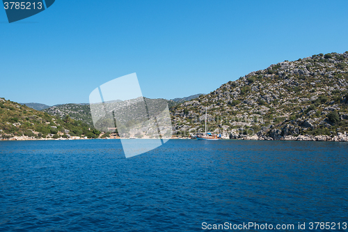 Image of ancient city on the Kekova