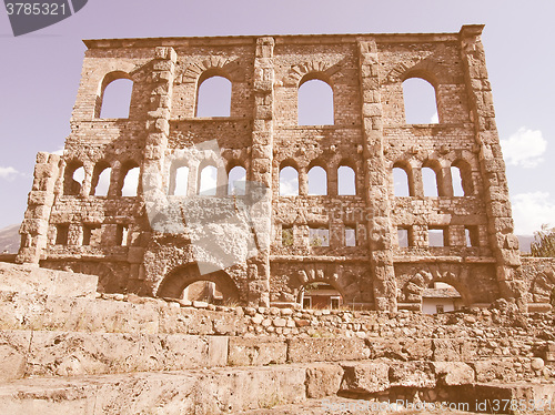 Image of Roman Theatre Aosta vintage