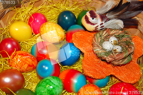 Image of easter eggs