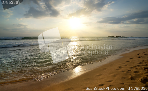 Image of Ocean in evening