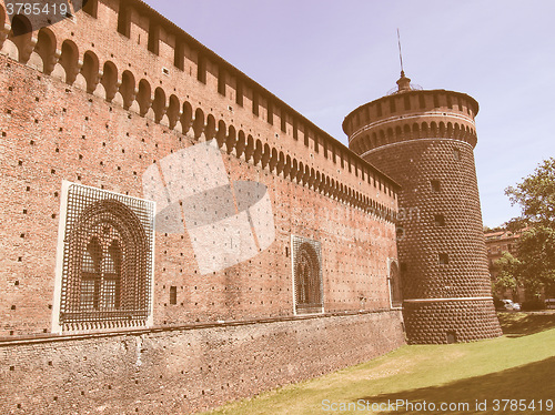 Image of Castello Sforzesco, Milan vintage