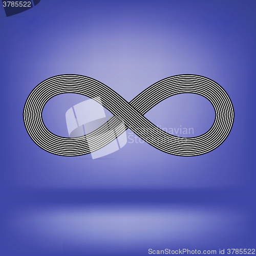 Image of Striped Infinity Icon