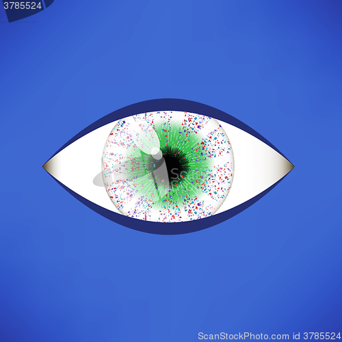 Image of Green Eye Icon