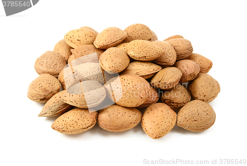 Image of Pile of whole almonds