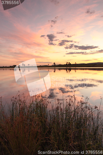 Image of Sunset colours over Duralia Lake Penrith