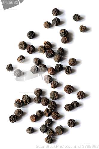 Image of Close-up of black peppercorns