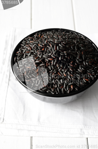 Image of Uncooked, organic Black Rice