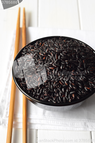 Image of Uncooked, organic Black Rice
