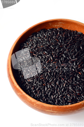 Image of Uncooked, organic Black Rice