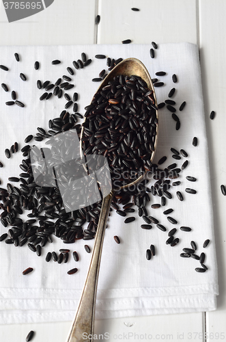 Image of Uncooked, organic Black Rice