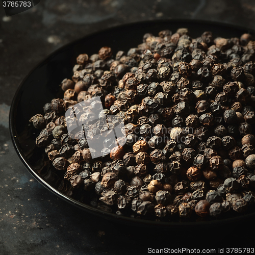 Image of Close-up of black peppercorns