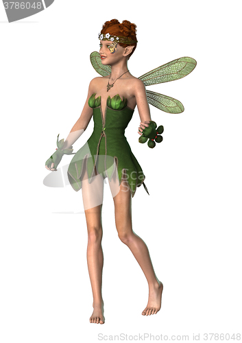 Image of Spring Fairy on White