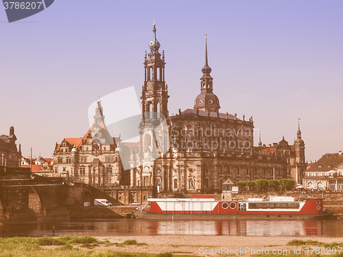 Image of Dresden Hofkirche vintage