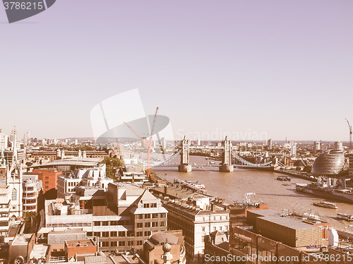 Image of Tower Bridge London vintage