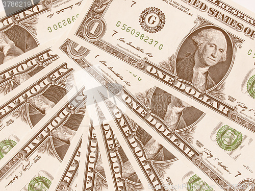 Image of  Dollar notes 1 Dollar vintage