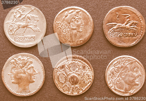 Image of  Roman coins vintage