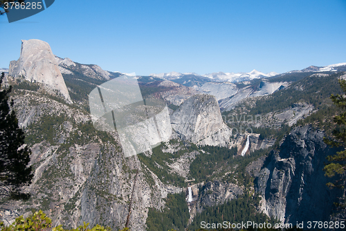 Image of Hiking panaramic train in Yosemite