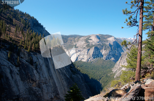 Image of Hiking panaramic train in Yosemite