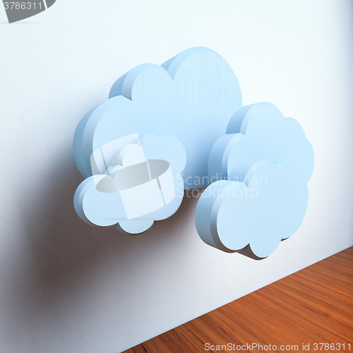 Image of Cloud computing concept