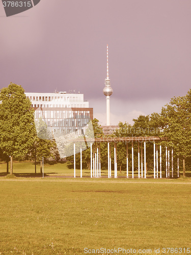 Image of TV Tower Berlin vintage