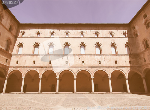 Image of Castello Sforzesco, Milan vintage