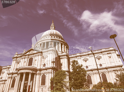 Image of St Paul Cathedral London vintage