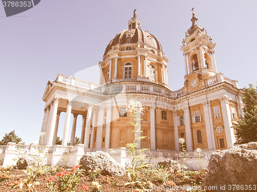 Image of Basilica di Superga, Turin, Italy vintage