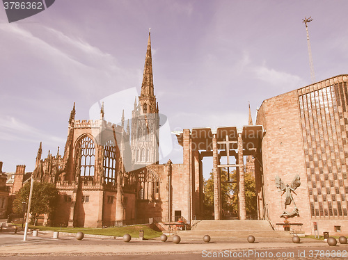 Image of Coventry Cathedral vintage