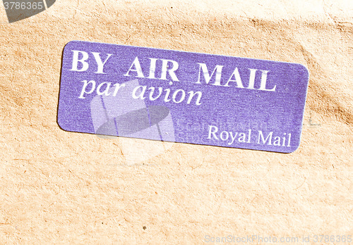 Image of  Airmail picture vintage