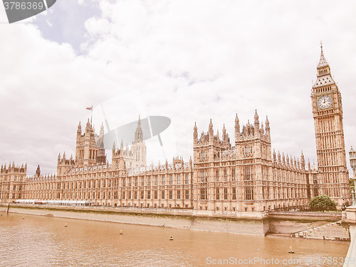 Image of Houses of Parliament vintage