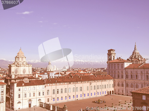 Image of Piazza Castello, Turin vintage