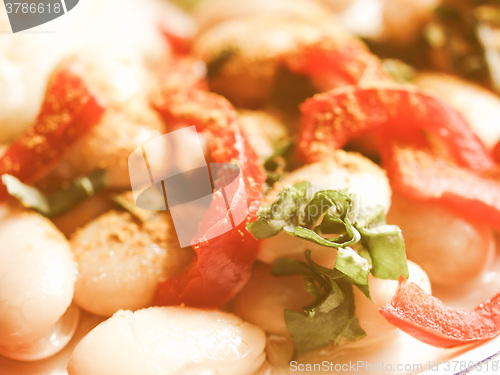 Image of Retro looking Vegetarian dish