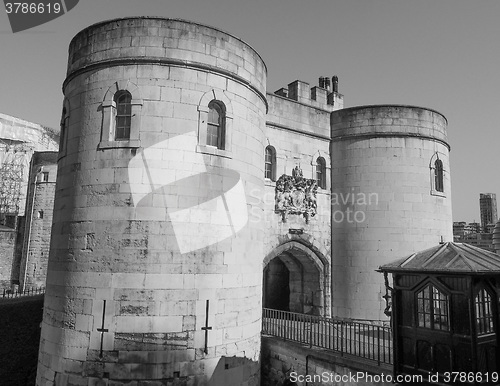 Image of Black and white Tower of London