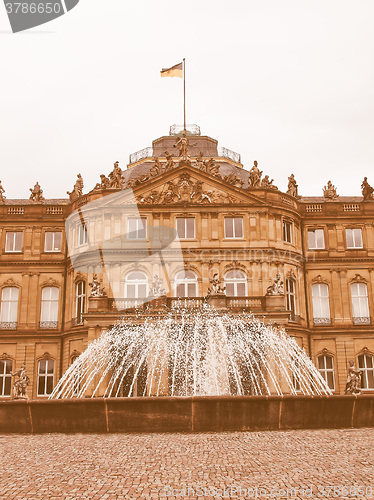 Image of Neues Schloss (New Castle), Stuttgart vintage