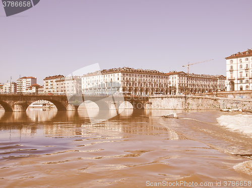 Image of Piazza Vittorio, Turin vintage