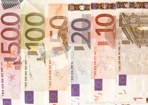 Image of  Euro note vintage