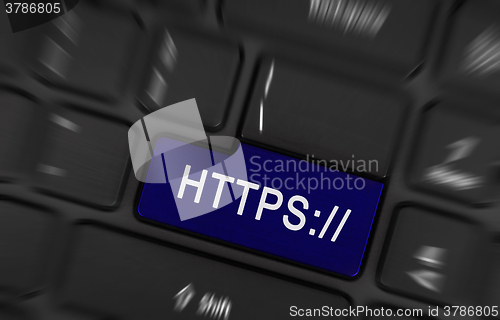 Image of Blue https button 