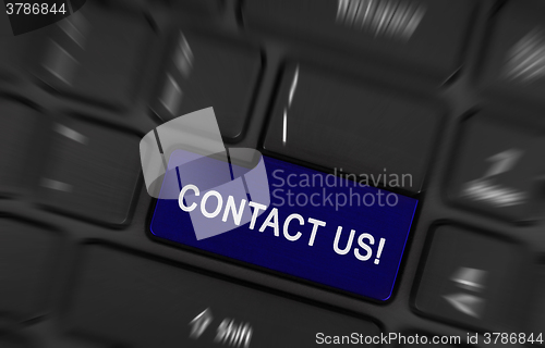 Image of Website template section key with Contact us text