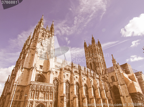 Image of Canterbury Cathedral vintage