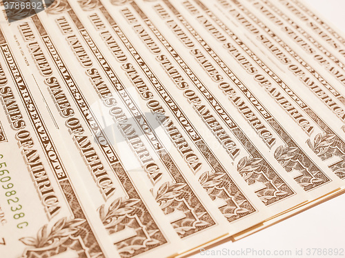 Image of  Dollar notes 1 Dollar vintage