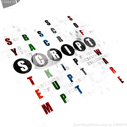 Image of Software concept: Script in Crossword Puzzle