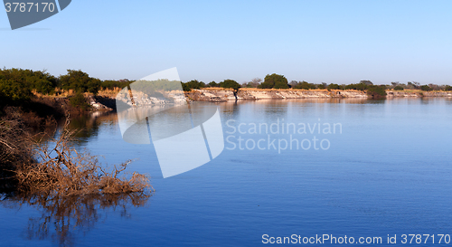 Image of bank of the river zambezi